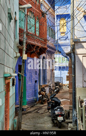 Ville Bleue Jodhpur, Rajasthan, India Banque D'Images