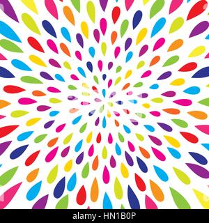 Abstract pattern. firework spot arrière-plan. abstract pattern drop. rainbow blot confetti motif coup Illustration de Vecteur
