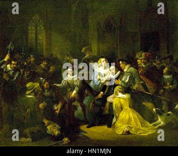 Tentative de meurtre contre Guillaume le Taciturne en 1582 Banque D'Images