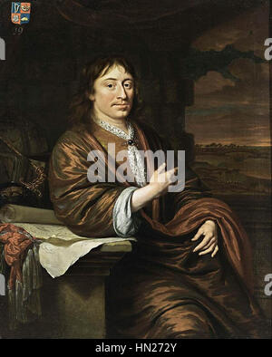 Michiel van Musscher - Portrait de Gerard Pietersz. Hulft - WGA16406 Banque D'Images
