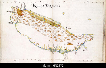 Plan de Formosa, ch. 1652 Banque D'Images