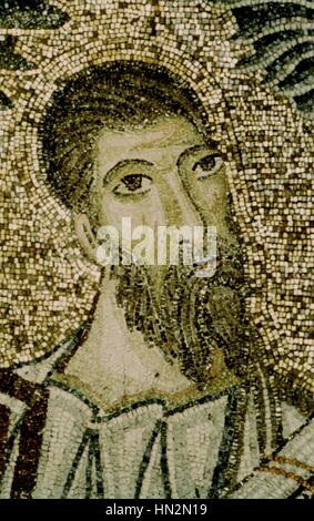 Salonique un apôtre mosaïque de Sainte-sophie 9e siècle l'art byzantin Banque D'Images