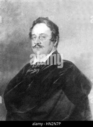 La vie d'Alexandre Pouchkine (1799-1837) Portrait de N. Raievska la Russie du 19e siècle Banque D'Images