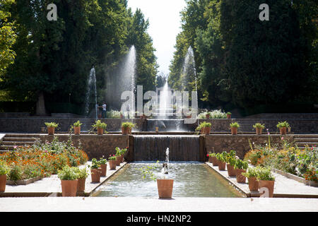 Shazdeh jardins persans, Mahan, Iran Banque D'Images