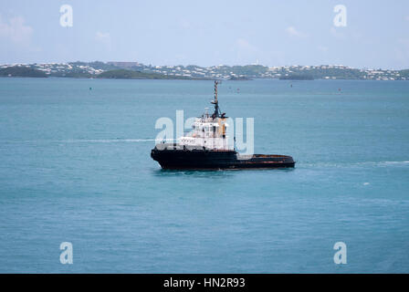 Bateau pilote fidèle Bassin Nord Royal Naval Dockyard Bermudes Banque D'Images