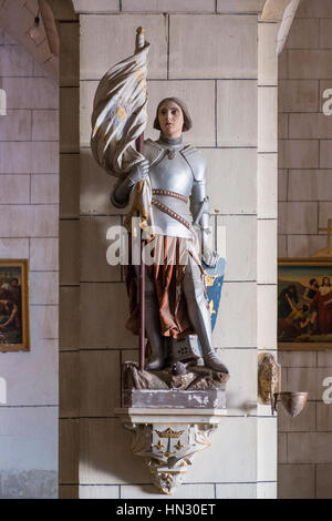 France, Paris, statue, joan, l'histoire, saint, arc, la sculpture, l'or, l'héroïne, l'art, girl, Golden, catholique, le français, l'ancien, bronze, l'armure, europe, femme, la Banque D'Images