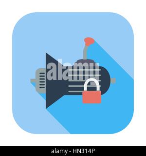 De l'icône. L'icône de couleur unique. Vector illustration. Illustration de Vecteur