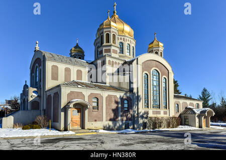 Saint Jean Baptiste de culte catholique ukrainienne à Ottawa, Canada. Banque D'Images