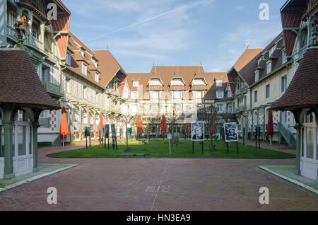 Hôtel Le Barriere Le Normandie, dans l'élégante station balnéaire française de Deauville en Normandie Banque D'Images