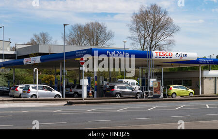 Station de carburant Tesco dans Cuckfield Banque D'Images