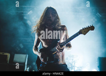 7 février 2017 : Biffy Clyro performing live au Gran Teatro Geox Padoue pour leur 'tour' de suspension 2017 concert Foto : Alessandro Bosio/CronosFoto Banque D'Images