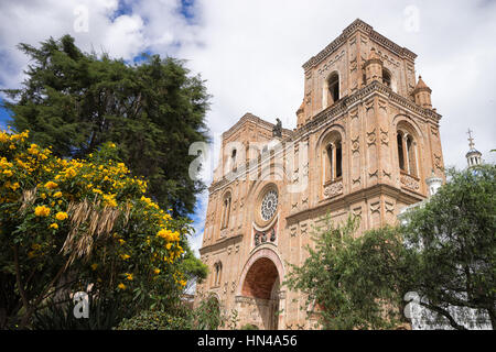 Cathédrale de Cuenca Equateur Banque D'Images