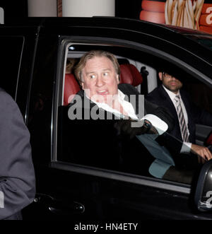 Gerard Depardieu à l'Hôtel Martinez lors du Festival de Cannes le 17 mai 2014, à Cannes, France. Photo par Francis Specker Banque D'Images