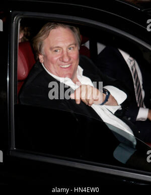 Gerard Depardieu à l'Hôtel Martinez lors du Festival de Cannes le 17 mai 2014, à Cannes, France. Photo par Francis Specker Banque D'Images