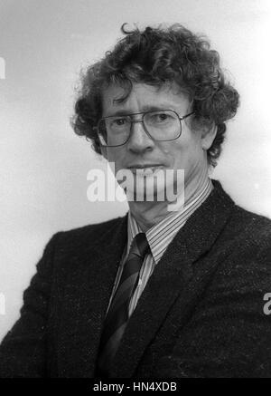André Brink Soth écrivain africain 1986.Il a écrit en anglais et Africaans borh et a été professeur à l'Université de Cape Town. Banque D'Images