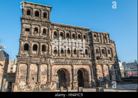 Porta Nigra de Trèves, Allemagne Banque D'Images