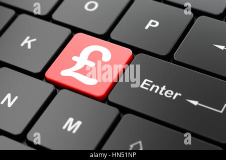 Concept de l'argent : clavier de l'ordinateur avec l'icône de livre sur le bouton Entrée historique, rendu 3D Banque D'Images