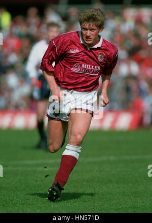 JOHN ROBERTSON, COEUR DE MIDLOTHIAN FC 09 Août 1991 Banque D'Images