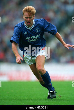 MO JOHNSTON Glasgow Rangers FC 27 Août 1991 Banque D'Images