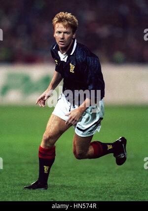 MO JOHNSTON ECOSSE & Glasgow Rangers FC 25 Septembre 1991 Banque D'Images