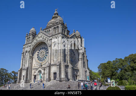 Santuario de Santa Luzia en Viana do Castelo, Portugal Banque D'Images