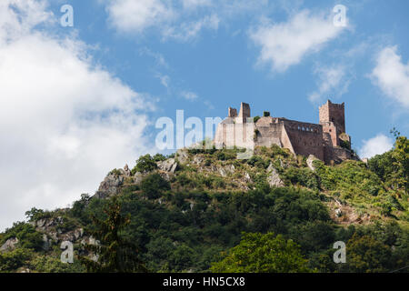 Château de Ribeauvillé, Riquewihr, Alsace, France Banque D'Images