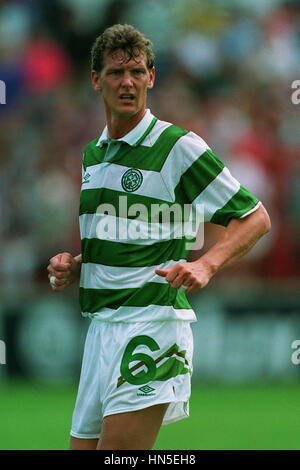 GARY GILLESPIE Glasgow Celtic FC 20 Juillet 1992 Banque D'Images