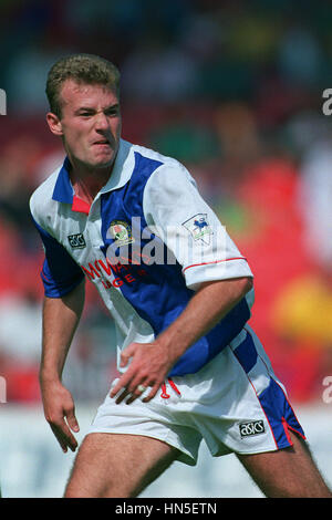 ALAN SHEARER Blackburn Rovers FC 17 Août 1992 Banque D'Images