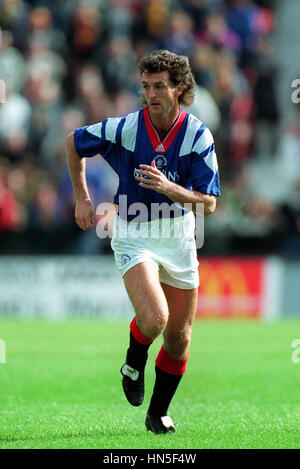 DAVID MCPHERSON Glasgow Rangers FC 14 Septembre 1992 Banque D'Images