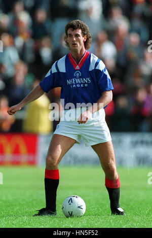 DAVID MCPHERSON Glasgow Rangers FC 14 Septembre 1992 Banque D'Images