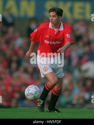 DARREN FERGUSON MANCHESTER UNITED FC le 01 octobre 1992 Banque D'Images