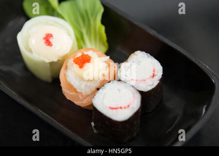 Close-up de boulettes en vapeur cuiseur vapeur en bambou Banque D'Images