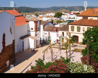 La vieille ville de Silves vu du château de Silves, Portugal Banque D'Images