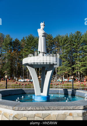 Sanctuaire national de Notre Dame de La Salette, Attleboro, Massachusetts, USA. Banque D'Images