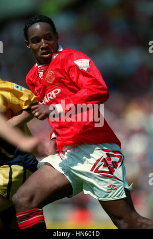 PAUL INCE MANCHESTER UNITED FC 11 Août 1993 Banque D'Images