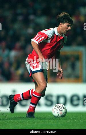 MICHAEL LAUDRUP DANEMARK & BARCELONA 16 Octobre 1993 Banque D'Images