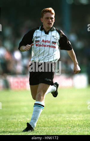 MARK PEMBRIDGE DERBY COUNTY FC 04 Octobre 1993 Banque D'Images