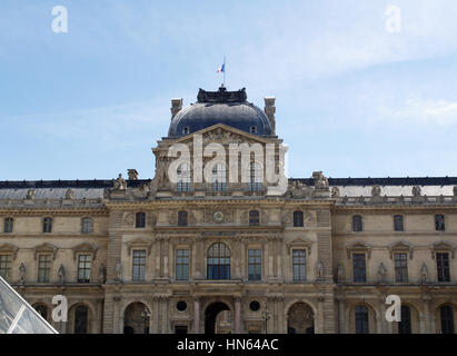 Pavillon Sully au Louvre Art Gallery, Paris, France Banque D'Images