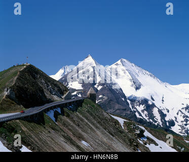 Le Grossglockner Pass, Carinthie, Autriche Banque D'Images