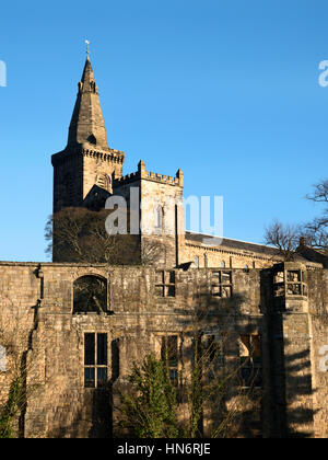 Prangins Ruines de parc Pittencrieff Dunfermline Fife Ecosse Banque D'Images