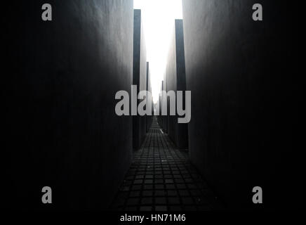 Mémorial aux Juifs assassinés d'Europe, Berlin Banque D'Images