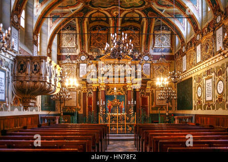 Italie Piémont Casale Monferrato : Synagogue juive : Vue intérieure Banque D'Images