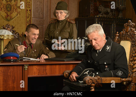 Soldats qui ont kraut Banque D'Images