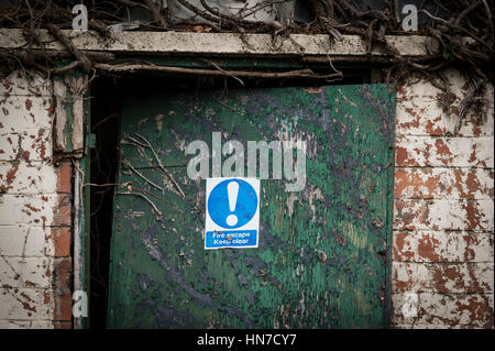 Des capacités en Lydney Harbour Industrial Estate, Gloucestershire, Royaume-Uni. Banque D'Images