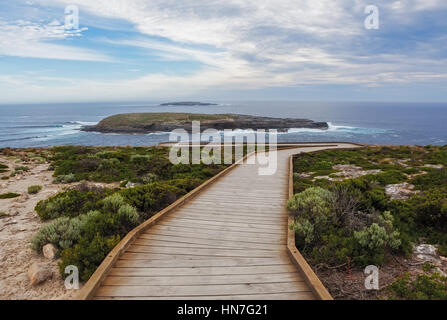 Cap du Couedic Boardwalk. Parc national de Flinders Chase, Kangaroo Island, Australie du Sud Banque D'Images