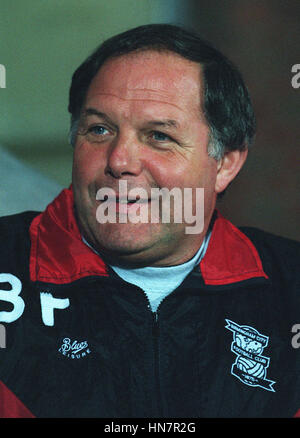 BARRY FRY BIRMINGHAM CITY FC MANAGER 22 Septembre 1994 Banque D'Images