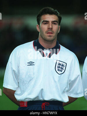 DAVID UNSWORTH ANGLETERRE U21 & Everton FC 16 Novembre 1994 Banque D'Images