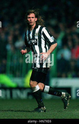 DARREN PEACOCK NEWCASTLE UNITED FC 12 Avril 1994 Banque D'Images