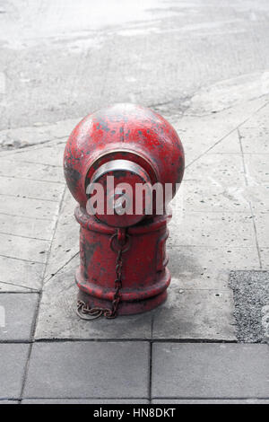 D'incendie en street à Bangkok, Thaïlande Banque D'Images