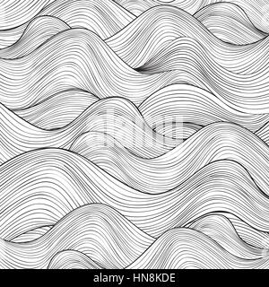 Modèle d'onde géométrique. texture. abstract background. Illustration de Vecteur